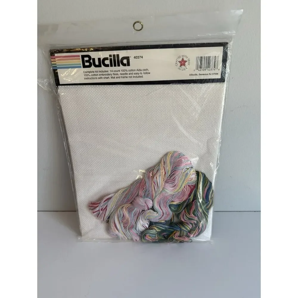 Bucilla Counted Cross Stitch Kit 40374 “Floral Bouquet” New Sealed 11
